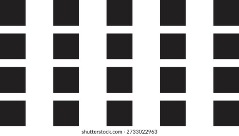 A grid of twenty black rectangles on a white background with symmetrical arrangement