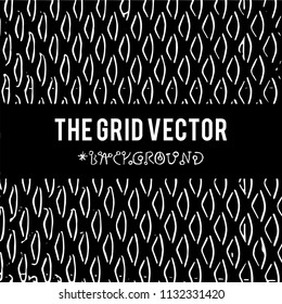 The Grid vector background with grunge texture for creation design of banners, wallpapers ,flyers, web site with grunge industrial sphere.