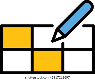 ilustración del vector de cuadrícula en un fondo transparente. Símbolos de calidad superior. Iconos vectoriales de color de línea para el concepto y el diseño gráfico.