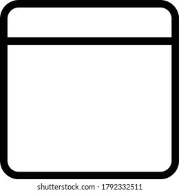 grid vector thin line icon 