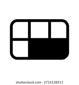 Grid View Icon Vector Symbol Design Illustration
