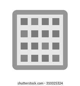Grid view, touch, smart icon vector image.Can also be used for admin dashboard. Suitable for mobile apps, web apps and print media.