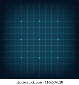 grid for virtual futuristic interface HUD