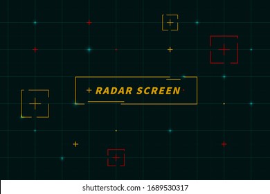 grid for virtual futuristic interface HUD