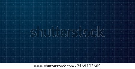 Grid for Virtual Technology Futuristic User Interface HUD. Dark Blueprint Grid. Vector Background.