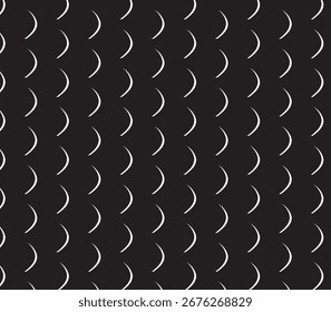 Cuadrícula de Formas de media luna blancas