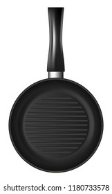 Griddle icon. Realistic illustration of griddle vector icon for web design isolated on white background