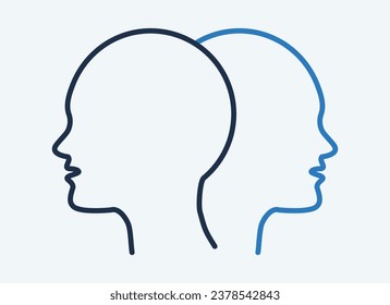 Grief icon vector design illustration