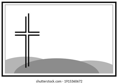 Grief and memorial graphic in vector quality.