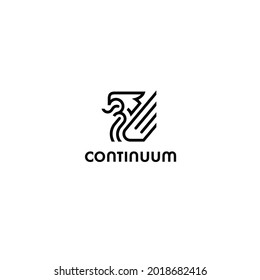 Griffin, company block, logo. Continuum