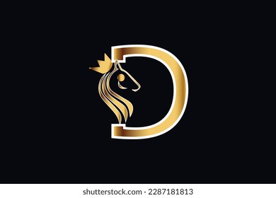 griffin d monogram design and decoration gold font