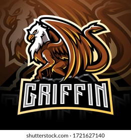 Griffin esport mascot logo design