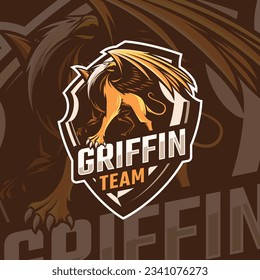 Griffin Esport Mascot Logo Design