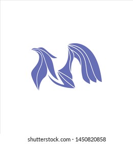 griffin gargoyle logo vector illustration, line art style logo