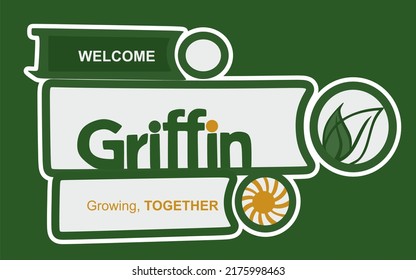 Griffin Georgia With Green Background 