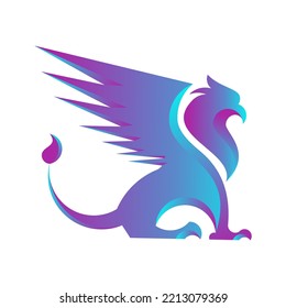 Griffin logo design vector illustration