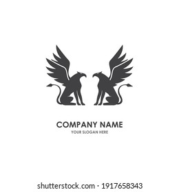 Griffin logo illustration vector design