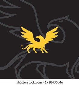 Griffin logo illustration vector design