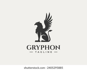 griffin logo vector icon illustration, logo template