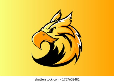 GRIFFIN MASCOT LOGO VECTOR EPS