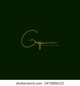 Griffin name signature logo vector design