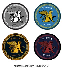 Griffon badge set