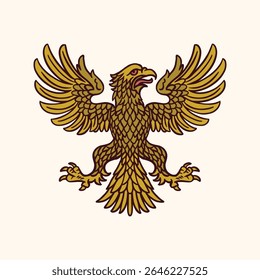 O Grifin Heraldic Vintage Retro Logo