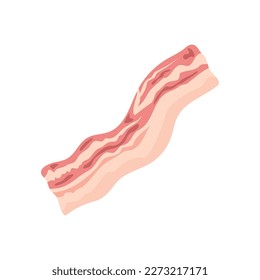 Grill-Bacon-Symbol einzeln