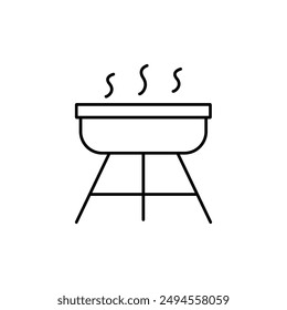 grill barbecue cook flame icon
