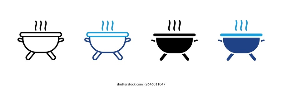 Grill Barbecue Icon Element For Design