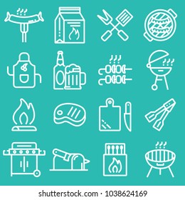 Grill or Barbecue icons set for your design