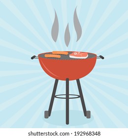 Grill BBQ Cookout Vector