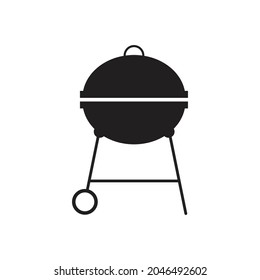 Grill bbq icon design isolated on white background