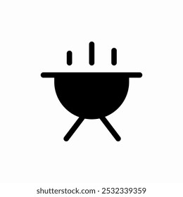 Parrilla BBQ icono signo Vector