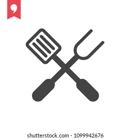 grill cutlery icon