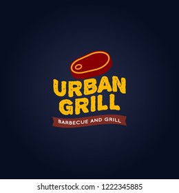 Grill Design for Logotype, Label, Badge and other design. vector illustration