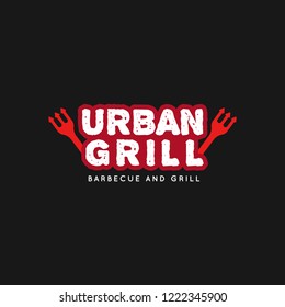 Grill Design for Logotype, Label, Badge and other design. vector illustration