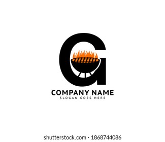 Logo-Design des Grill-Brandbriefs G
