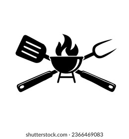 Grill fork spatula barbecu design