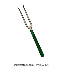 grill fork tool cooking kitchen icon