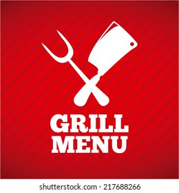grill graphic design , vector illustration