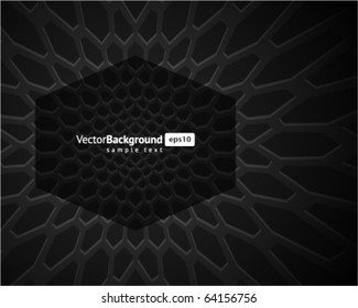 Grill hexagon pattern vector background