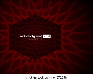 Grill hexagon pattern vector background