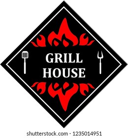 grill house logo