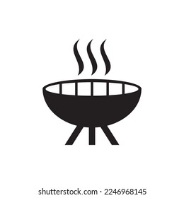 grill icon , camping icon vector