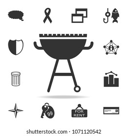 Grill icon. Detailed set of web icons. Premium quality graphic design. One of the collection icons for websites, web design, mobile app on white background