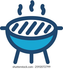 Grill Icon Element For Design