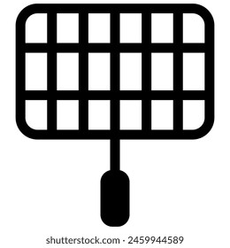 Grillsymbol mit Glyphenstil