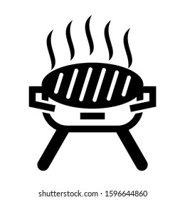 grill icon isolated sign symbol vector illustration - high quality black style vector icons
