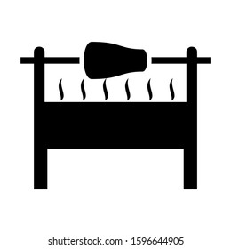 grill icon isolated sign symbol vector illustration - high quality black style vector icons
